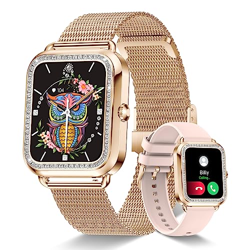 Lefitus Smartwatch Fitness Damen Smart Watch mit Bluetooth Anruf Antwort Freisprecheinrichtung 1,60 Zoll Bildschirm 200+ Sportmodus Herzfrequenz Activity Tracker Schrittzähler für Android iOS Lefitus Smartwatch Fitness Damen Smart Watch mit Bluetooth Anruf Antwort Freisprecheinrichtung 1,60 Zoll Bildschirm 200+ Sportmodus Herzfrequenz Activity Tracker Schrittzähler für Android iOS von Lefitus