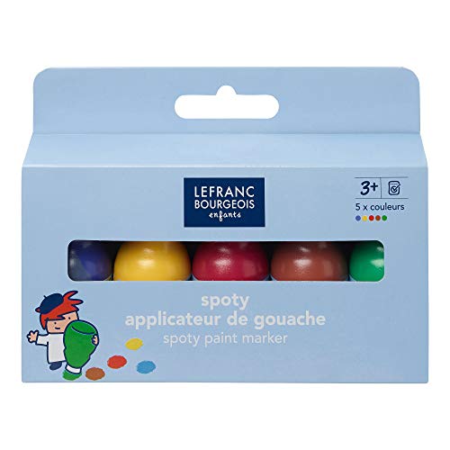 Lefranc Bourgeois 807251 Kindermalstift - Spoty Set, 5 Farben in 70 ml Stiften - in ergonomischen Kinderstiften Lefranc Bourgeois 807251 Kindermalstift - Spoty Set, 5 Farben in 70 ml Stiften - in ergonomischen Kinderstiften von Lefranc Bourgeois