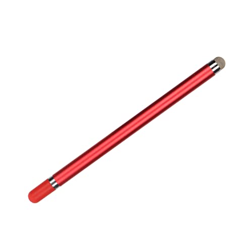 Leftwei Handwriting Stylus Kapazitiver Touchscreen-Stift Tragbarer Touch-Stylus-Stift mit Ersatzspitzen-Faserspitze für Mobiltelefone, Tablet-Touch-Geräte (Rot) von Leftwei