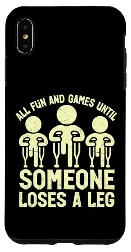 All Fun and Games Until Someone Loses a Leg Amputierte Hülle für iPhone XS Max All Fun and Games Until Someone Loses a Leg Amputierte Hülle für iPhone XS Max von Leg Amputee Gifts