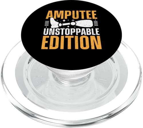 Amputierte Unstoppable Edition Amputierte PopSockets PopGrip für MagSafe von Leg Amputee Gifts