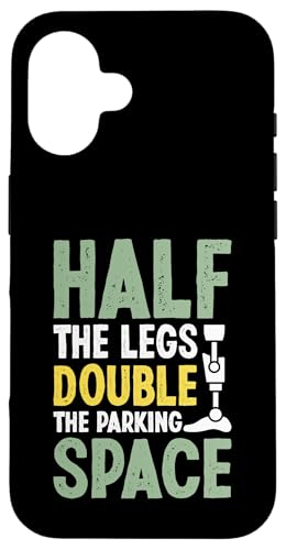 Half the Legs Double the Parking Space Amputierte Hülle für iPhone 16 Half the Legs Double the Parking Space Amputierte Hülle für iPhone 16 von Leg Amputee Gifts
