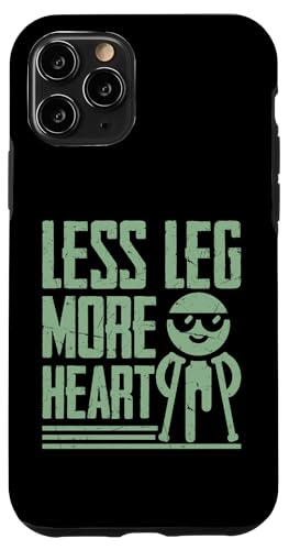 Less Leg More Heart Amputierte Hülle für iPhone 11 Pro von Leg Amputee Gifts