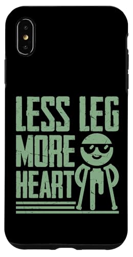 Less Leg More Heart Amputierte Hülle für iPhone XS Max Less Leg More Heart Amputierte Hülle für iPhone XS Max von Leg Amputee Gifts