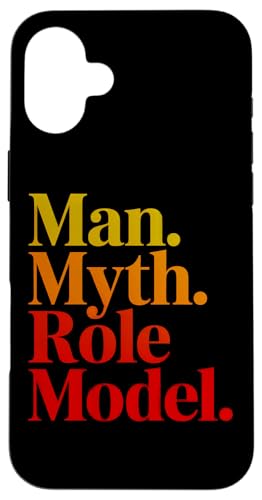 Mann Mythos Vorbild Vater Papa Mentor Hülle für iPhone 16 Plus Mann Mythos Vorbild Vater Papa Mentor Hülle für iPhone 16 Plus von Legacy Quote Apparel Gifts by Anastasia