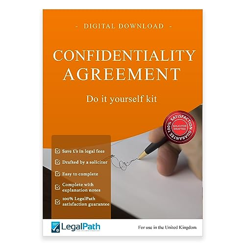 Vorlage für Vertraulichkeitsvereinbarungen, digitaler Download-Code, einfach zu vervollständigen, enthält Erläuterungen und ein vollständiges Beispiel von LegalPath ®, Legal Path von LegalPath