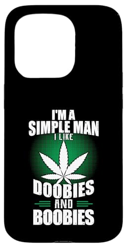 Cannabis Pot Weed Doobies & Boobies legalisieren Hülle für iPhone 15 Pro von Legalize Weed Pot Marijuana & Cannabis Co.