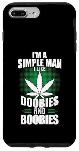 Cannabis Pot Weed Doobies & Boobies legalisieren Hülle für iPhone 7 Plus/8 Plus von Legalize Weed Pot Marijuana & Cannabis Co.