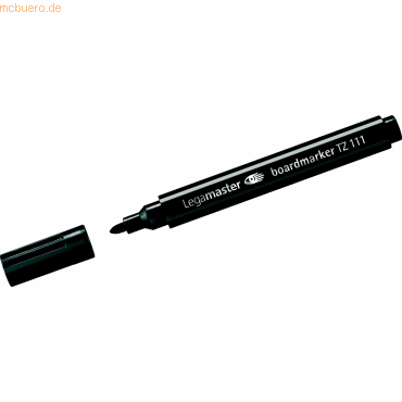 10 x Legamaster Boardmarker mini TZ 111 schwarz 10 x Legamaster Boardmarker mini TZ 111 schwarz von Legamaster