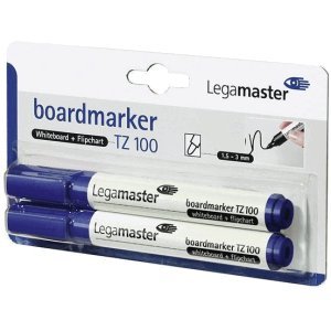 Legamaster 10 x Boardmarker TZ 100 2 Stück blau von Legamaster