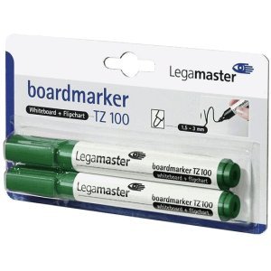 Legamaster 10 x Boardmarker TZ 100 2 Stück grün von Legamaster