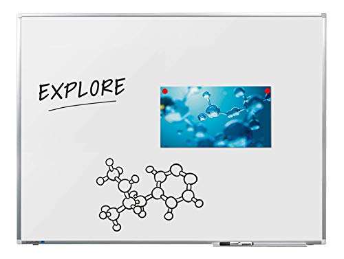 Legamaster 7-101048 Whiteboard Premium Plus, e3-Emaille, 100 x 75 cm von Legamaster