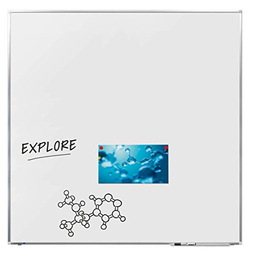 Legamaster 7-101072 Whiteboard Premium Plus, e3-Emaille, 120 x 120 cm von Legamaster