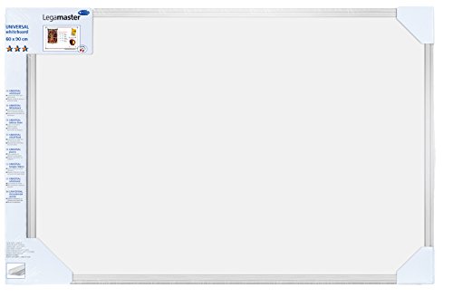 Legamaster 7-102223 Universal Whiteboard, lackierte Stahloberfläche, mit Boardmarkern beschreibbar und abwischbar, 40 x 30 cm von Legamaster