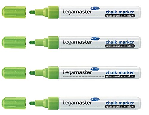 Legamaster 7-118104 Kreidemarker, 4er Set, grün von Legamaster