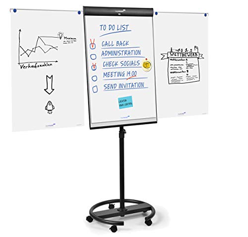 Legamaster 7-153600 Universal Flipchart Triangle Rundfuß, schwarz von Legamaster