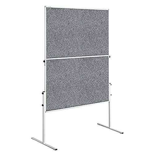 Legamaster 7-207000 Moderationswand Economy, faltbar, filzbespannt, 150 x 120 cm, grau von Legamaster