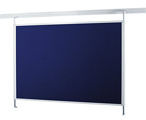 Legamaster 7-321571 Pinboard Textil für Legaline Dynamic Schienensystem, 100 x 120 cm, weißer Rahmen, blaue Fläche von Legamaster