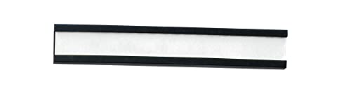 Legamaster 7-450800 Magnetische Etikettenträger für Whiteboards, 18 Stück, 30 x 120 mm, schwarz von Legamaster