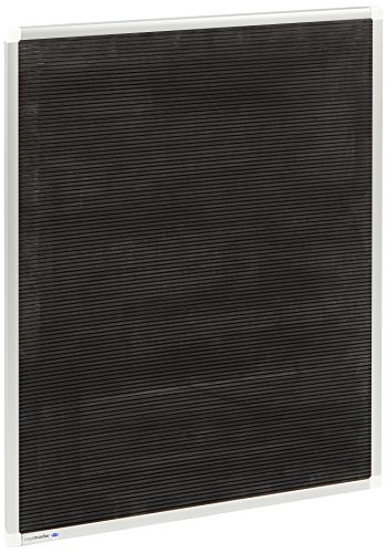 Legamaster 7-600052 Premium Rillentafel, Hartgummi, 80 x 60 cm, vertikal, schwarz von Legamaster