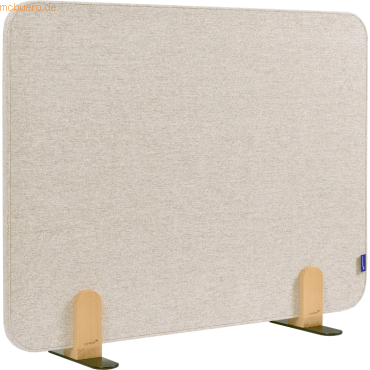 Legamaster Akustik-Tischtrennwand Elements Textil 60x80cm beige mit Ha von Legamaster