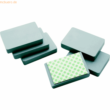 Legamaster Blockmagnet 50x75x12mm zur Whiteboardbefestigung grau von Legamaster