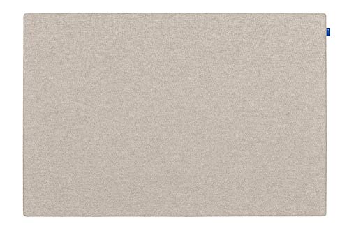 Legamaster Board-Up Akustik Pinboard - soft beige - 75x100 cm - XL Pinnwand mit Textil-Oberfläche - mit Schall-Absorption zur Verbesserung der Akustik in Räumen - zur Wandmontage von Legamaster