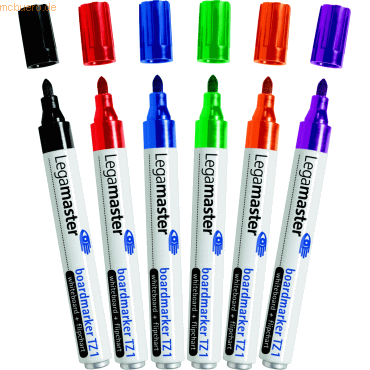 Legamaster Boardmarker TZ 1 6er Set sortiert Legamaster Boardmarker TZ 1 6er Set sortiert von Legamaster