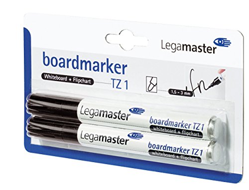Legamaster Boardmarker TZ 1 schwarz, 2er Blister Legamaster Boardmarker TZ 1 schwarz, 2er Blister von Legamaster