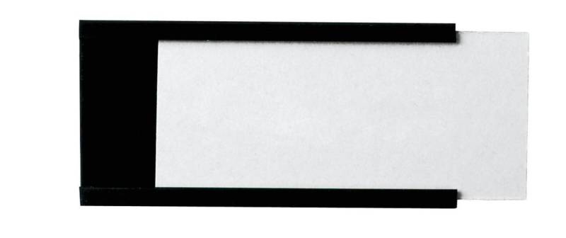 Legamaster Etikettenhalter magnetisch schwarz von Legamaster