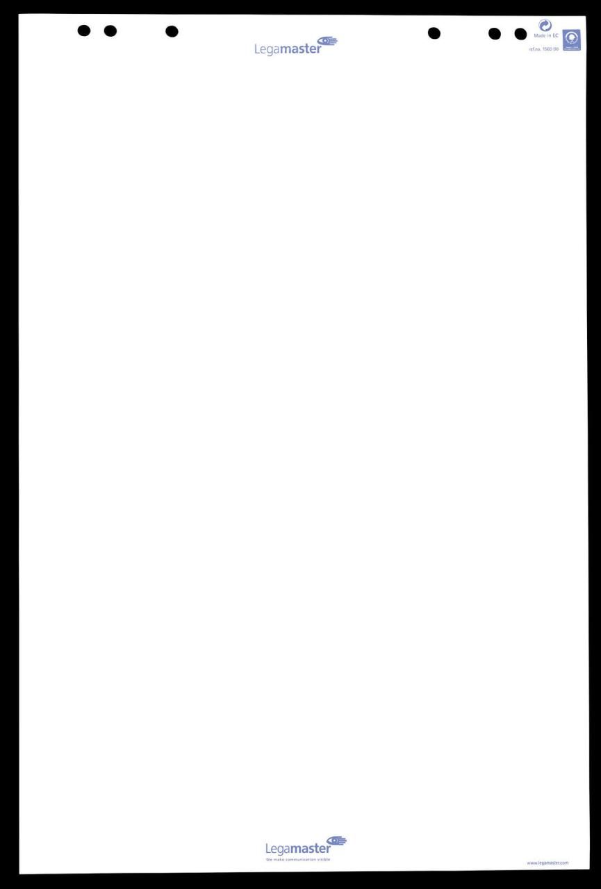 Legamaster Flipchart-Papier 80 g/m² Legamaster Flipchart-Papier 80 g/m² von Legamaster