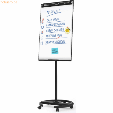 Legamaster Flipchart Economy Triangle mobil 105x68cm schwarz/grau von Legamaster