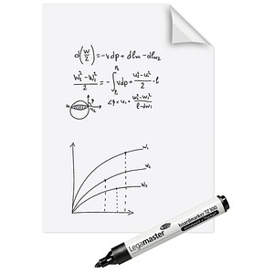 Legamaster Flipchart-Folie Magic-Chart Whiteboard blanko 60,0 x 80,0 cm, 25 Blatt von Legamaster