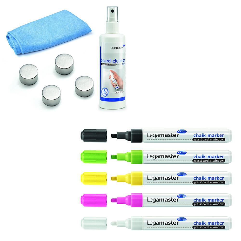 Legamaster Glas-Magnettafel Zubehör-Set 11 Teile Legamaster Glas-Magnettafel Zubehör-Set 11 Teile von Legamaster