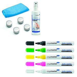 Legamaster Glas-Magnettafel Zubehör-Set Starter kit 11 Teile von Legamaster