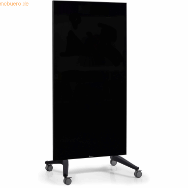 Legamaster Glasboard Mobile 90x175cm schwarz von Legamaster