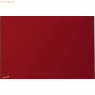 Legamaster Glasboard magnetisch 60x80cm rot von Legamaster