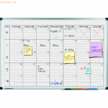 Legamaster Mehrzweckplaner Premium 90x60 magnetisch weiß von Legamaster