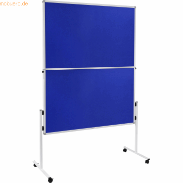 Legamaster Moderationswand Economy Filz klappbar 150x120cm blau Legamaster Moderationswand Economy Filz klappbar 150x120cm blau von Legamaster