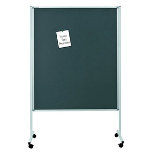 Legamaster Moderationswand Multiboard mobile XL 120,0 x 150,0 cm grau, weiß von Legamaster