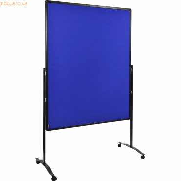 Legamaster Moderationswand Premium Plus 120x150cm Filz marineblau von Legamaster