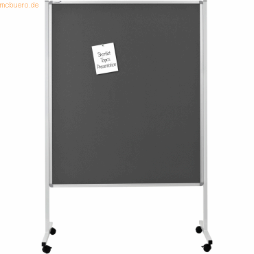 Legamaster Multiboard XL Whiteboard/Pinboard 120x150cm grau von Legamaster