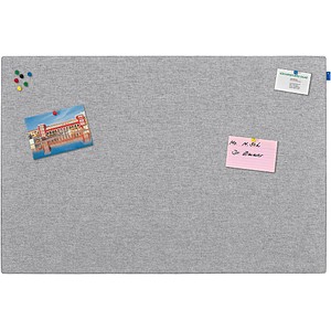 Legamaster Pinnwand BOARD-UP Akustik 75,0 x 100,0 cm Textil grau von Legamaster