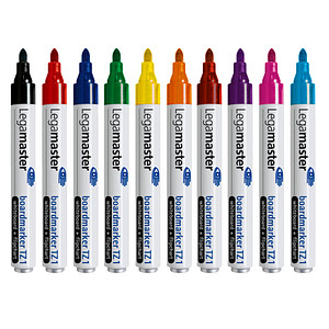 Legamaster TZ 1 Whiteboard-Marker farbsortiert 1,5 - 3,0 mm, 10 St. von Legamaster