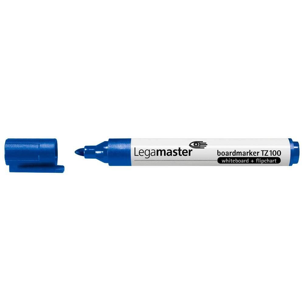 Legamaster TZ 100 Whiteboard- und Flipchart-Marker blau - 10 Stück von Legamaster