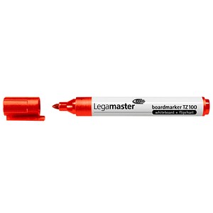 Legamaster TZ 100 Whiteboard- und Flipchart-Marker rot 1,5 - 3,0 mm, 10 St. von Legamaster