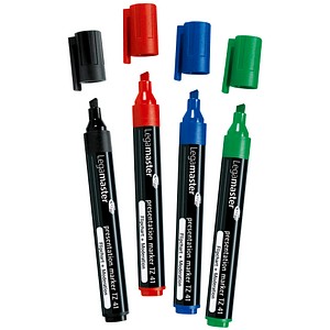 Legamaster TZ 41 Flipchart-Marker farbsortiert 2,0 - 5,0 mm, 4 St. von Legamaster