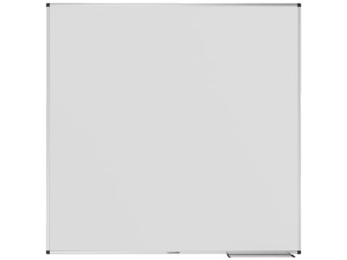 Legamaster UNITE Plus Whiteboard – weiß – 120 x 120 cm - Magnettafel aus emailliertem Stahl inklusive Markerablage, Montageset und Montageanleitungrker - trocken abwischbar von Legamaster