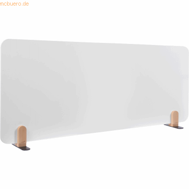Legamaster Whiteboard-Tischtrennwand Elements 60x160cm mit Halterungen von Legamaster