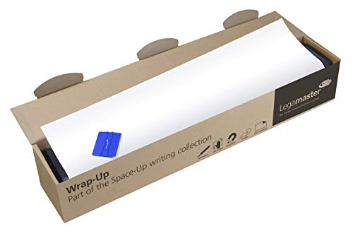 Legamaster Wrap-Up Whiteboard Folie - statisch selbsthaftend - weiß - 101x150cm - abwischbar und wiederbeschreibbar - magnetisch - PVC-frei aus Polypropylen von Legamaster